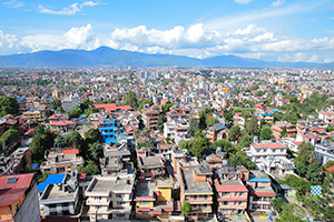 ネパール カトマンズの街並み Nepal Kathmandu
